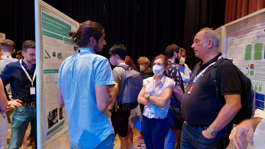 Discussions at the poster session